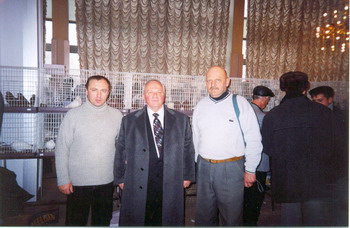 с президентом Всеукраинской ассоциации голубеводов